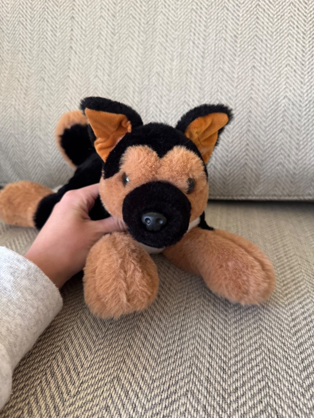 FAO Schwarz German Shepherd plush toy stuffed animal